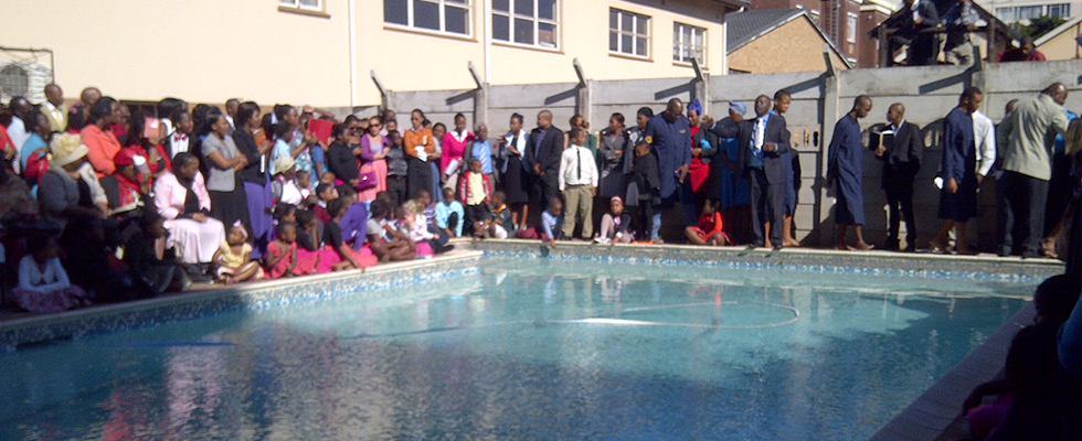 Baptism with Ps Ngwenya